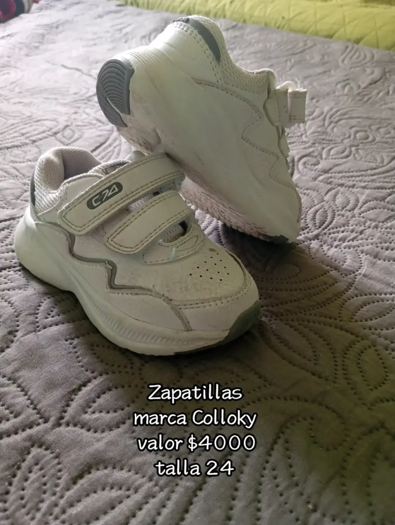 Zapatillas blancas Colloky talla 24