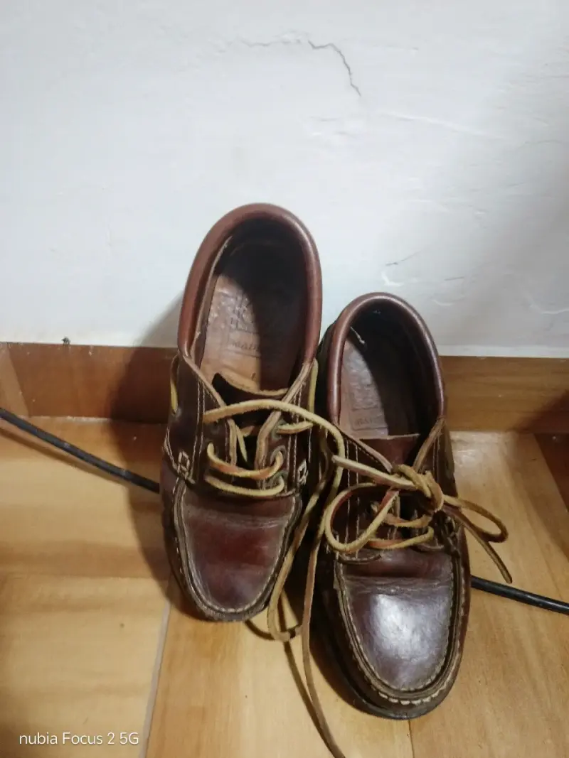 Zapatos de cuero marrón - 1