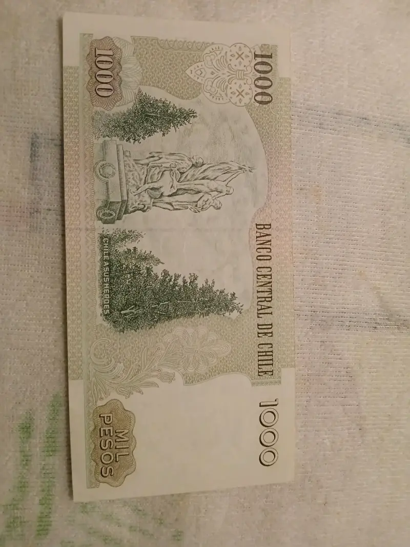 Billete 1000 pesos chileno 1999 UNC - 2