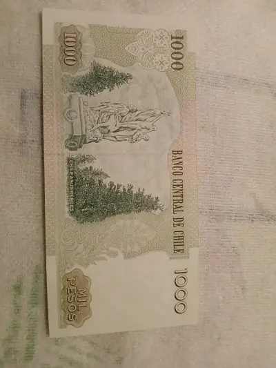 Billete 1000 pesos chileno 1999 UNC - miniatura 2