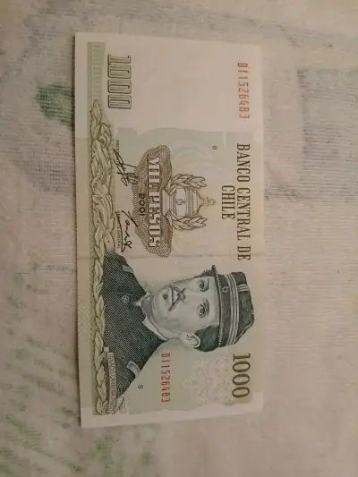 Billete chileno 1000 pesos 2001 UNC - miniatura 1