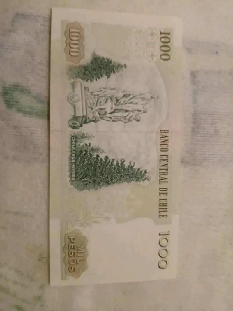 Billete de 1000 pesos chileno 2006 UNC - 2