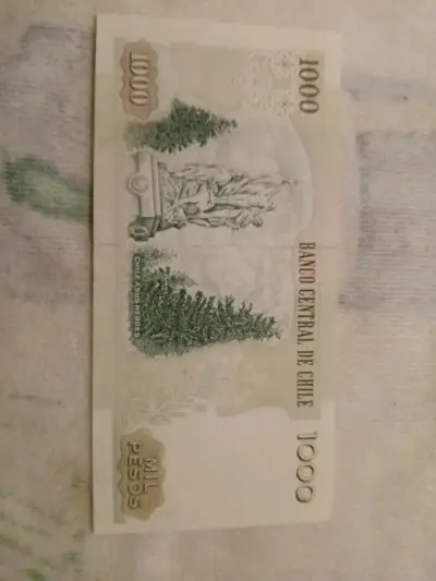 Billete de 1000 pesos chileno 2006 UNC - miniatura 2