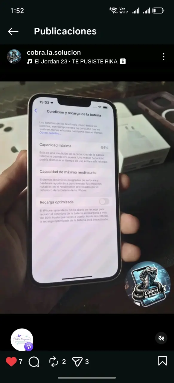 Smartphone con caja original - 3