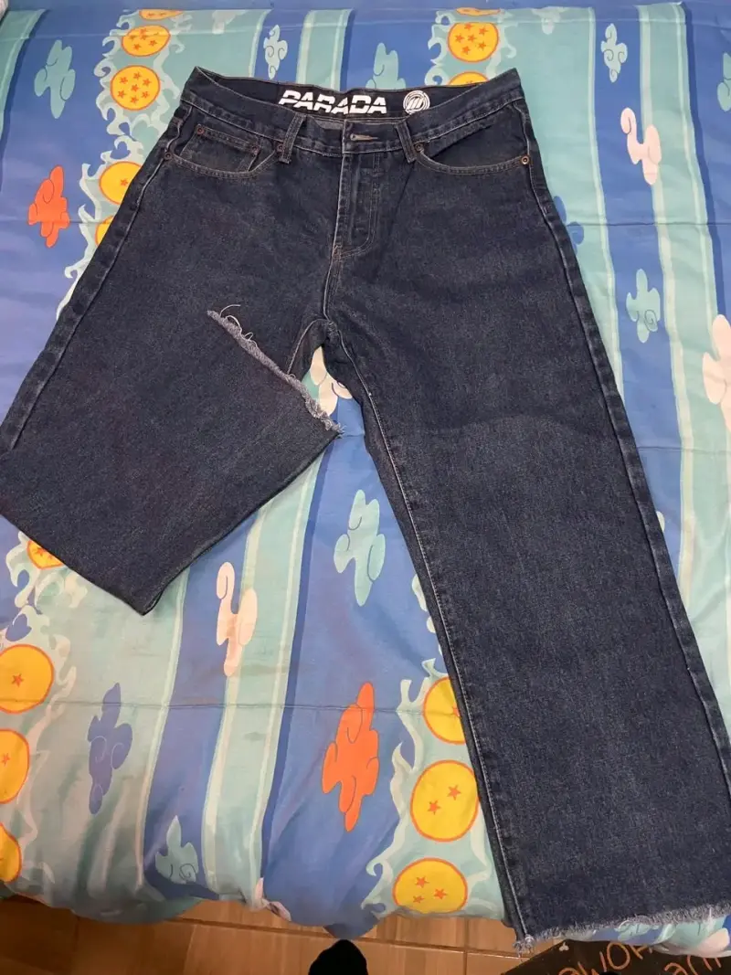 Jeans azul desgastados - 1