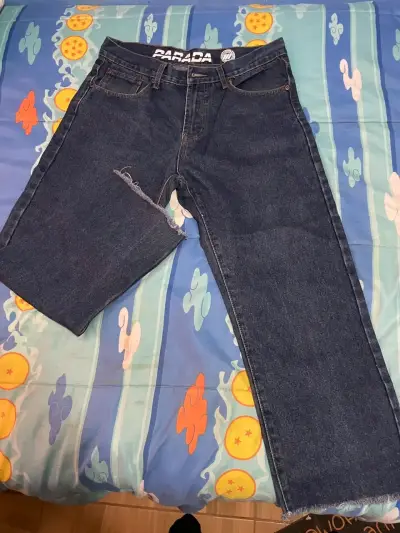 Jeans azul desgastados - miniatura 1