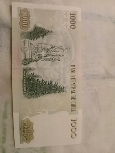 Billete chileno de 1000 pesos 2008 UNC - miniatura 2