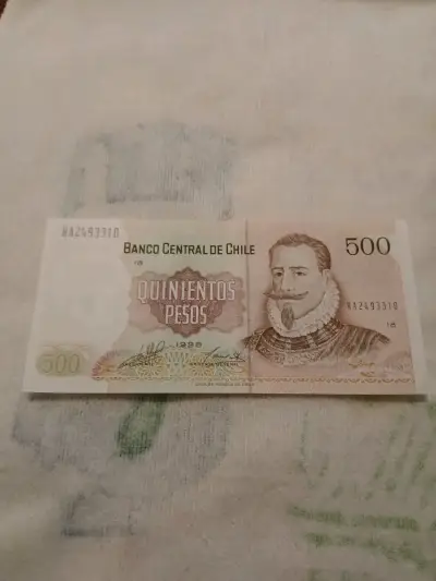 Billete de 500 pesos chilenos UNC 1998 - miniatura 1
