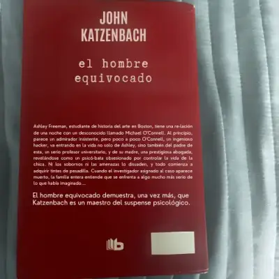 Libro 'El Hombre Equivocado' - J. Katzenbach - miniatura 2