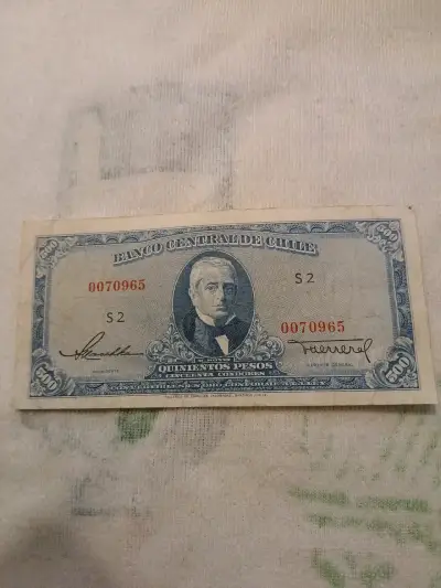 Billete antiguo 500 pesos - miniatura 1