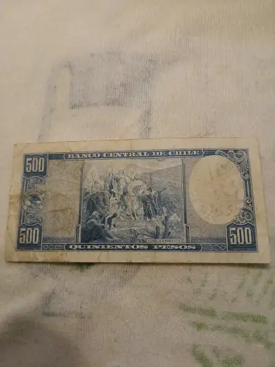 Billete antiguo 500 pesos - miniatura 2