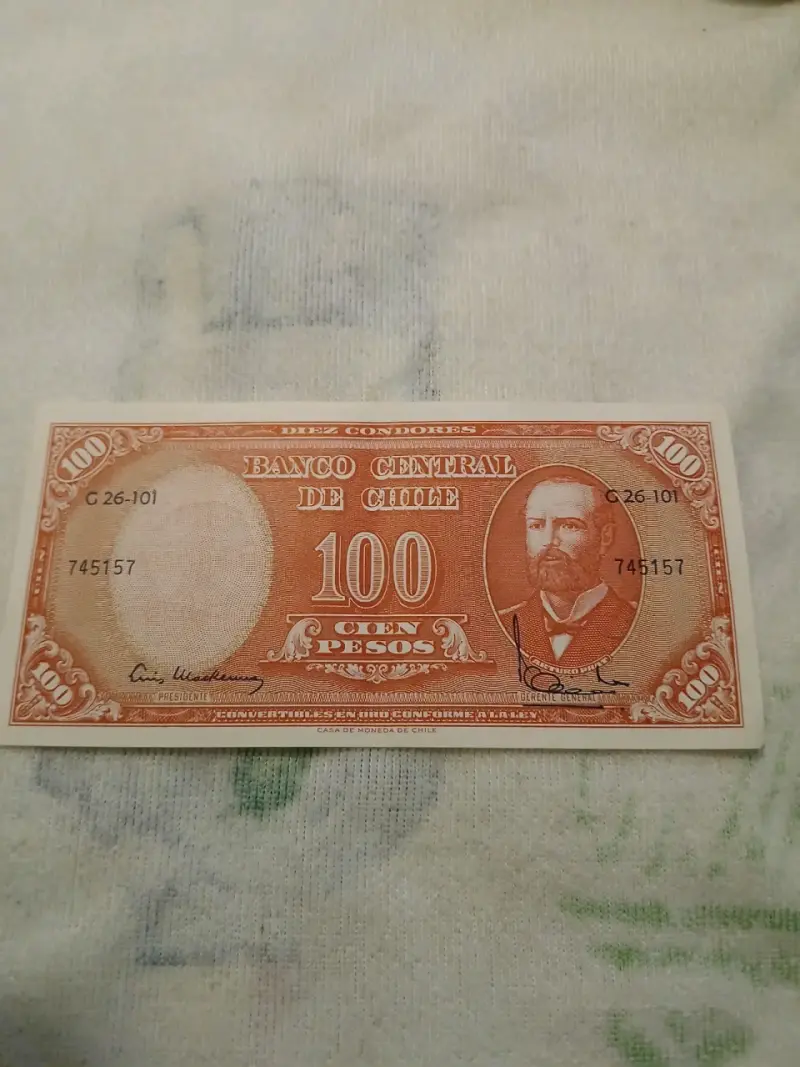 Billete 100 pesos Condor UNC - 1
