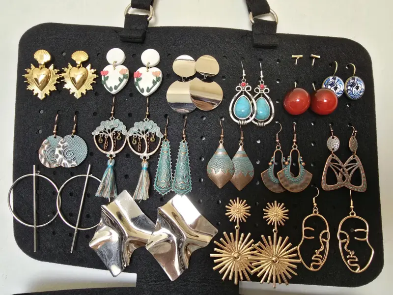 Set de aretes variados bohemios - 1