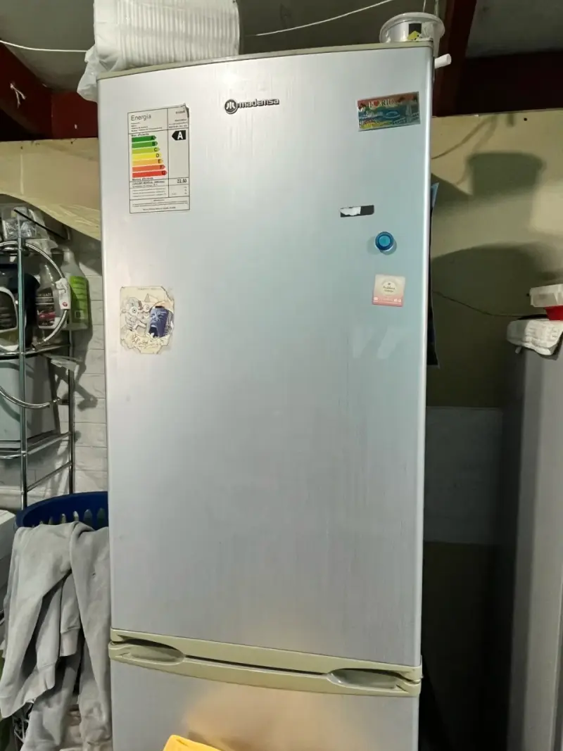 Refrigerador con puerta desmontada - 5