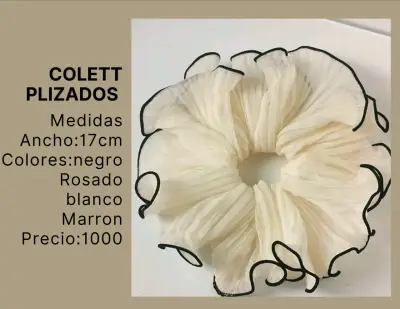 Colett plizado beige elegante - miniatura 1