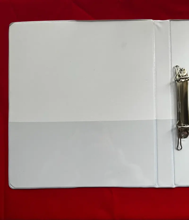Archivador blanco, tamaño carta - 2