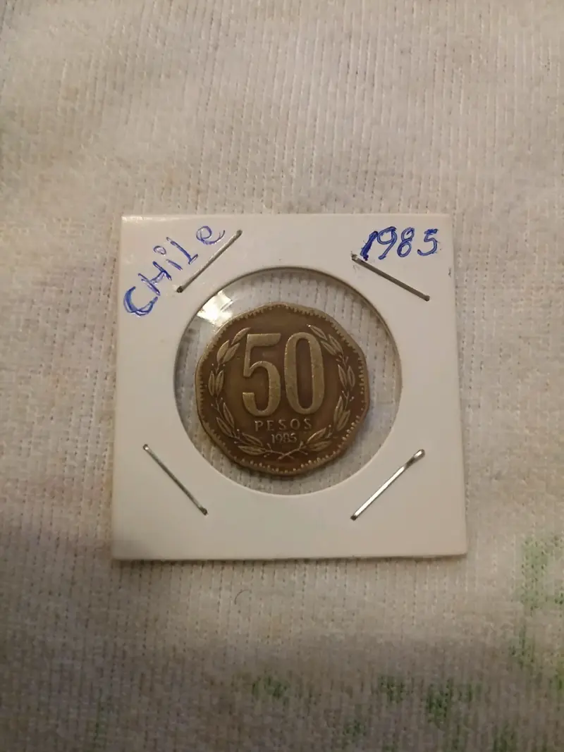 Moneda chilena 50 pesos 1985 - 1