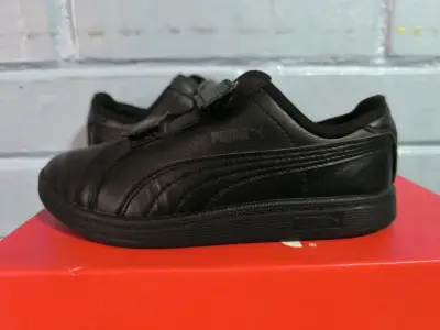 Zapatillas negras Puma con velcro - miniatura 5