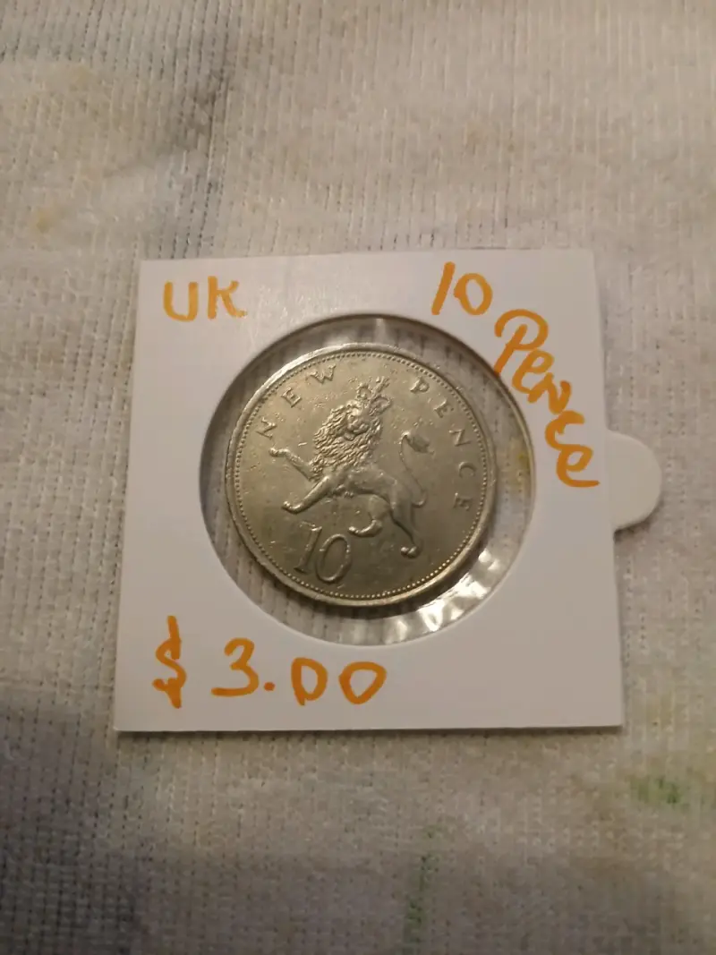 Moneda 10 pence UK - 1
