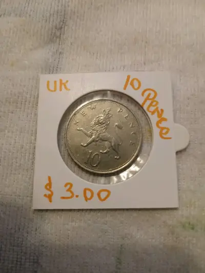 Moneda 10 pence UK - miniatura 1