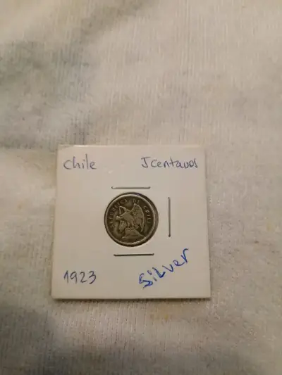 Moneda 5 centavos 1924 Chile - miniatura 2