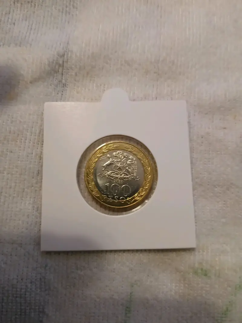 Moneda conmemorativa chilena UNC - 2