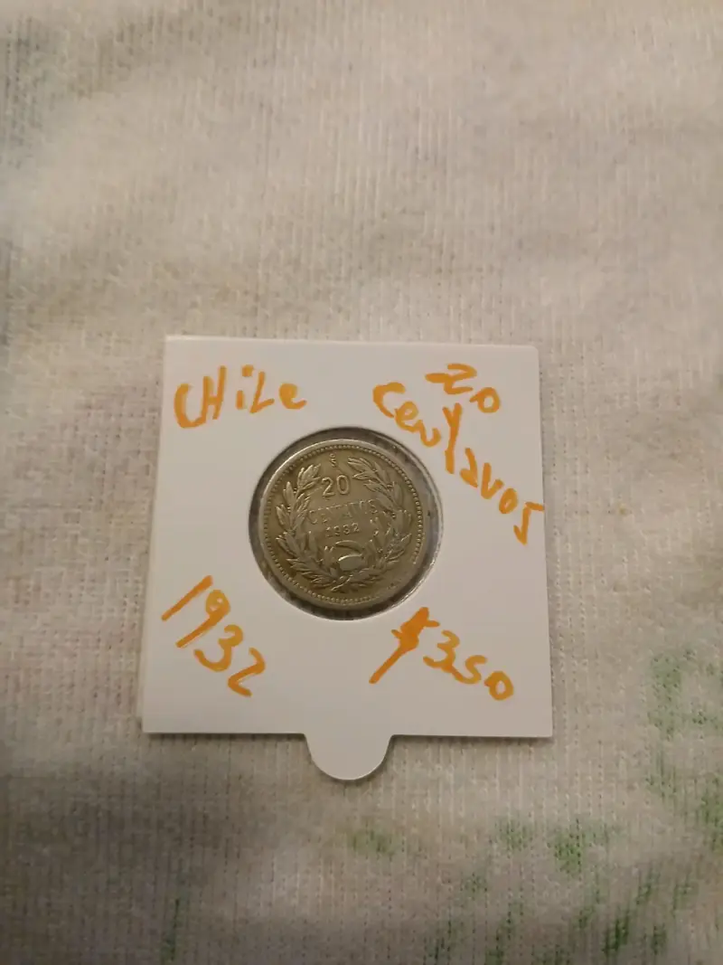 Moneda chilena 20 centavos 1932 - 1