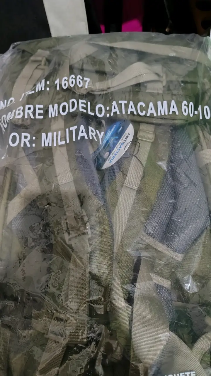 Mochila de viaje verde militar Doite - 5