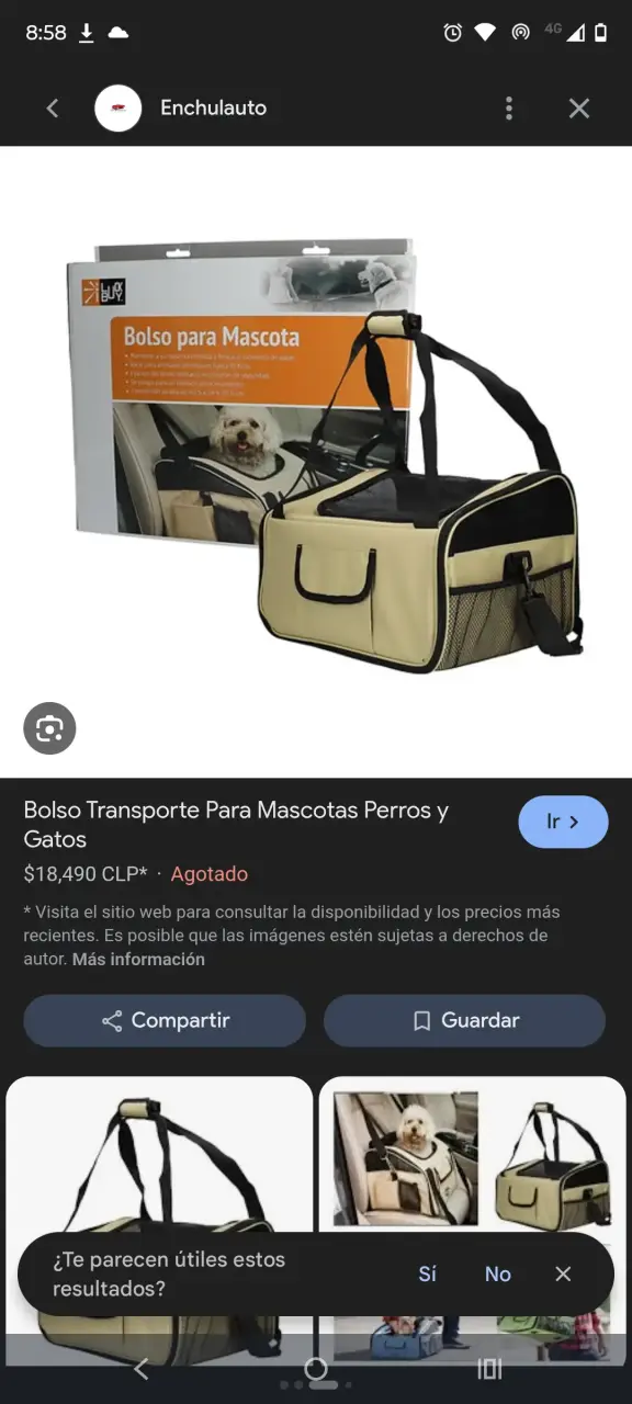 Bolso transportador para mascotas - 2