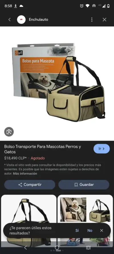 Bolso transportador para mascotas - miniatura 2