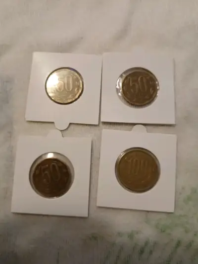 Set de monedas antiguas chilenas - miniatura 1