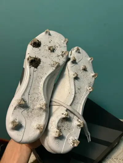 Zapatos de fútbol blancos Predator 9us 42.5 - miniatura 4