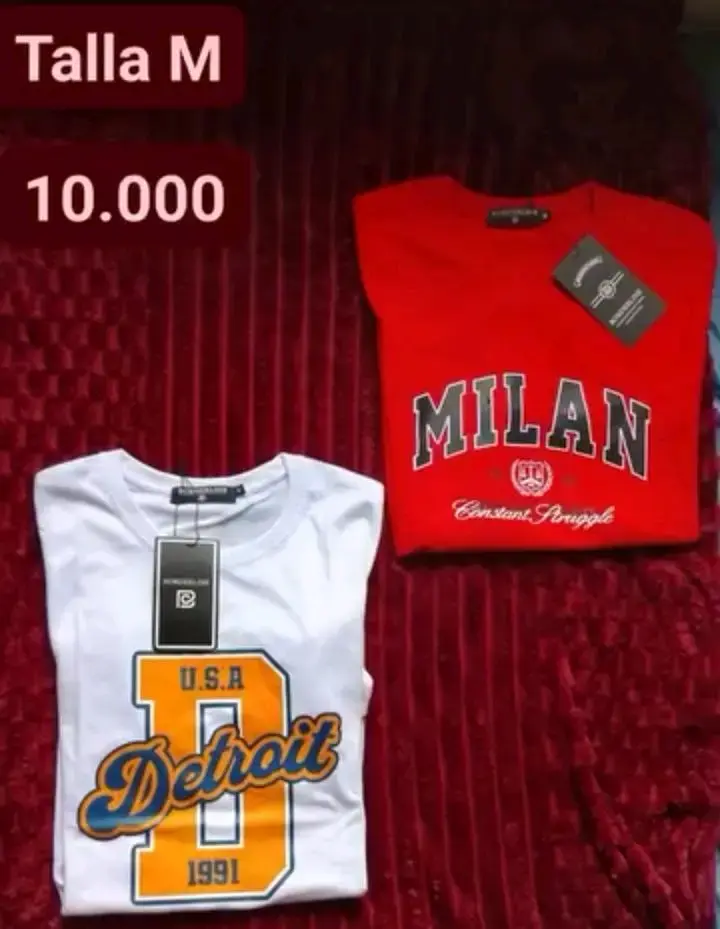 Poleras estampadas talla M - 1