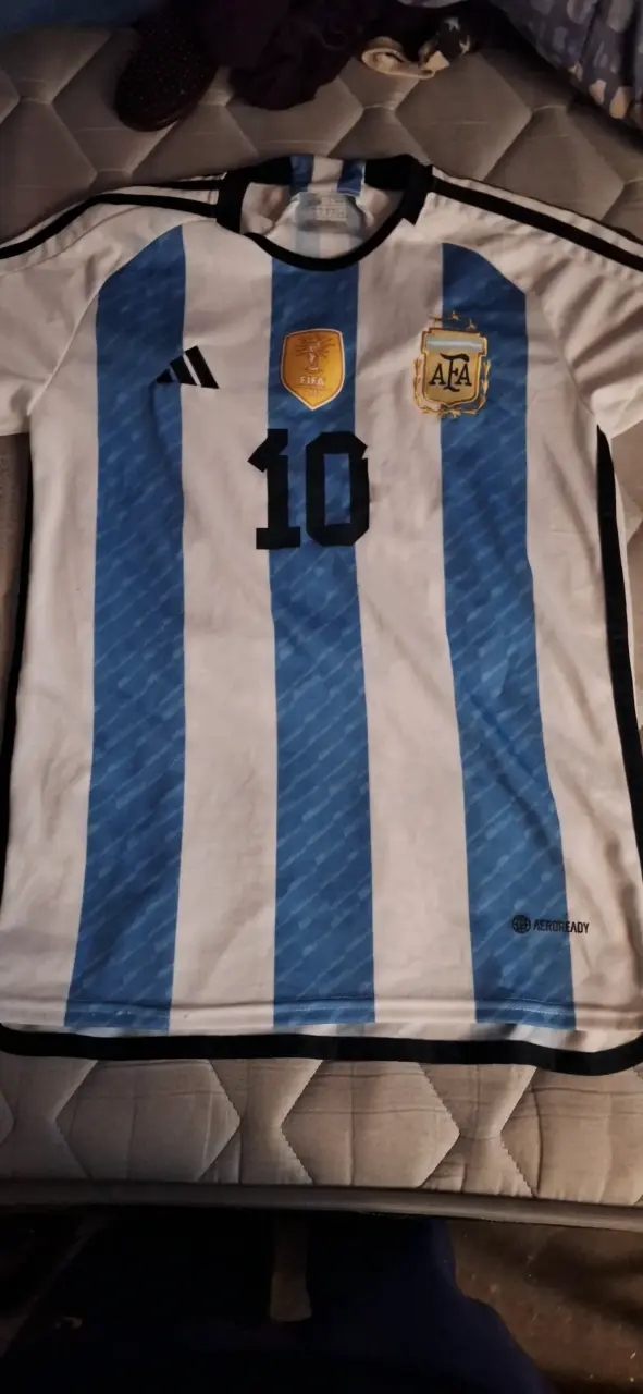 Camiseta Argentina 2022 con número 10