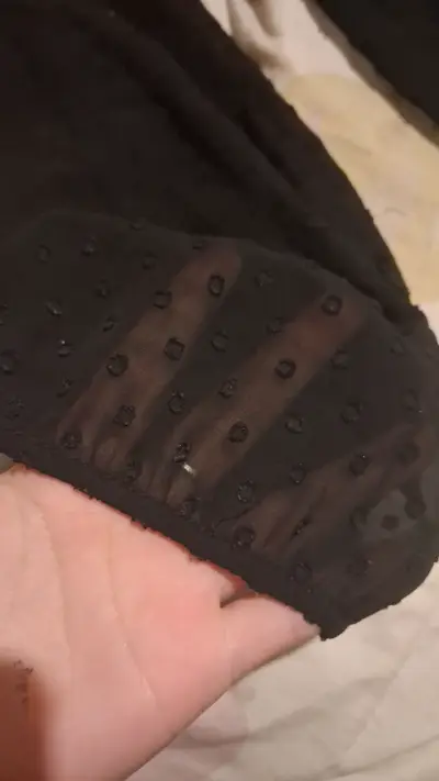 Blusa negra manga larga - miniatura 6