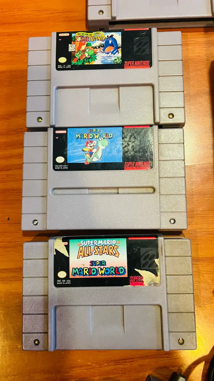 Super Nintendo SNES con 2 controles y 9 juegos - 3
