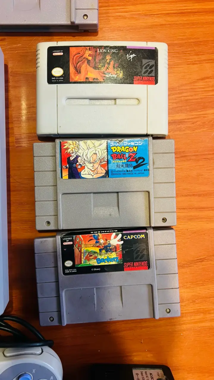 Super Nintendo SNES con 2 controles y 9 juegos - 4