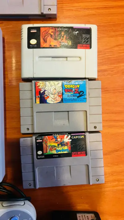 Super Nintendo SNES con 2 controles y 9 juegos - miniatura 4
