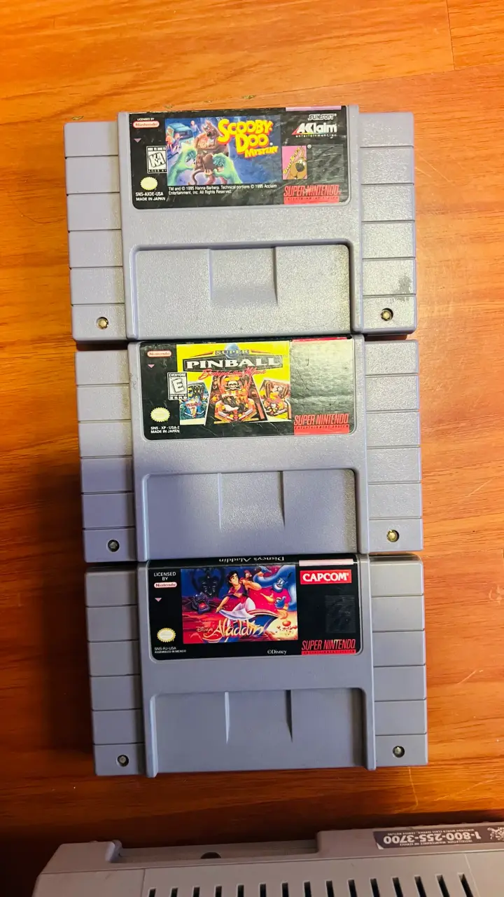 Super Nintendo SNES con 2 controles y 9 juegos - 5