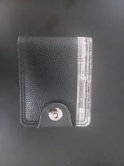 Billetera negra compacta - miniatura 4