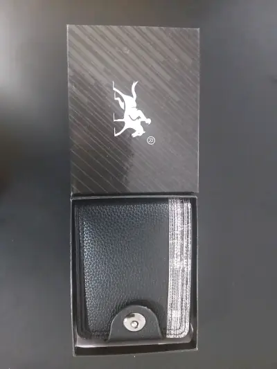 Billetera negra compacta - miniatura 5