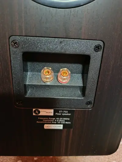 Parlante de torre negro - miniatura 2