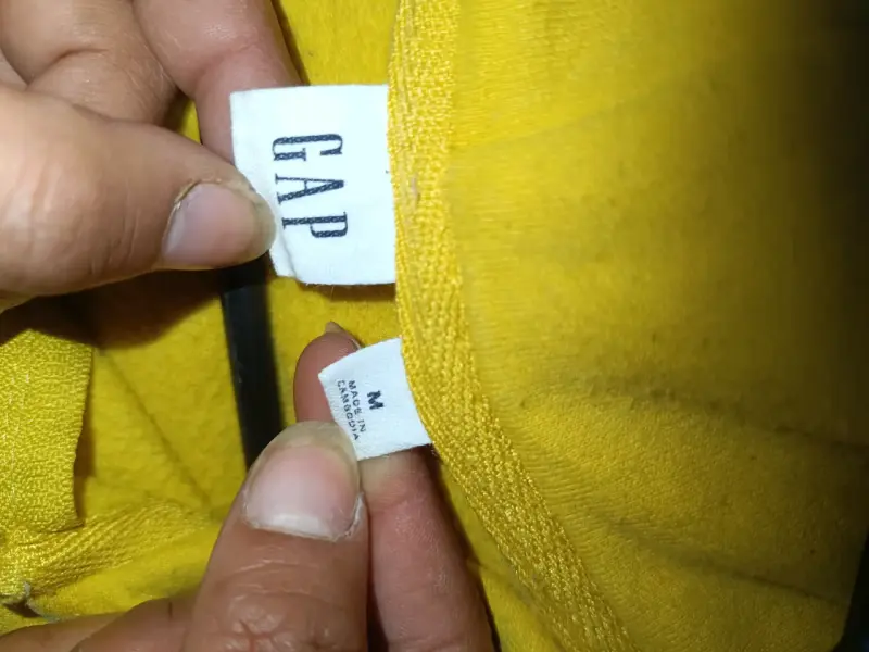 Polerón Gap amarillo talla M mujer - 3