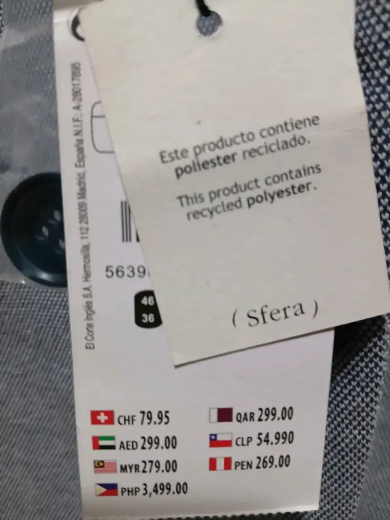 Veston gris marca Sfera - 5