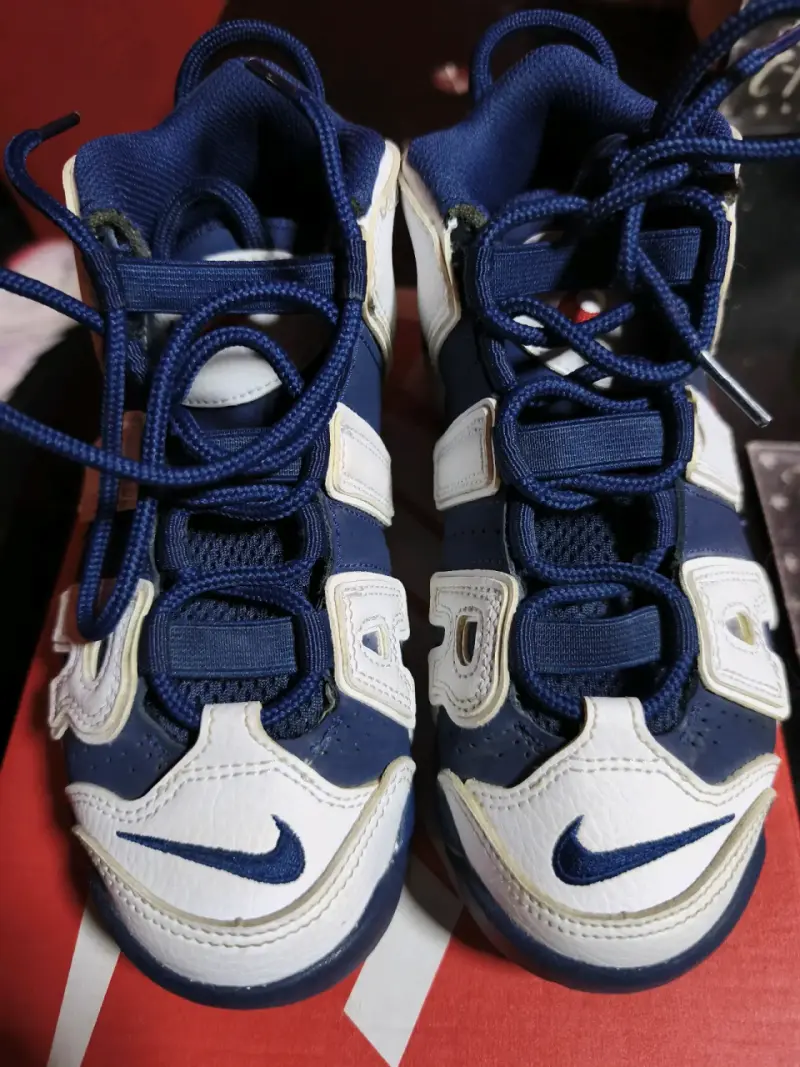 Zapatillas deportivas Nike Air azul y blanco - 2