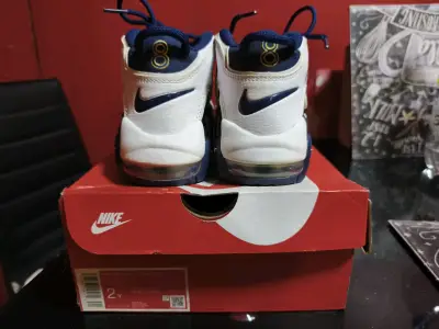Zapatillas deportivas Nike Air azul y blanco - miniatura 3
