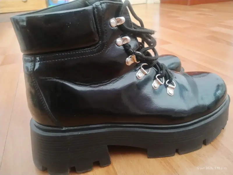 Botas negras de cuero Weide talla 40 - 2