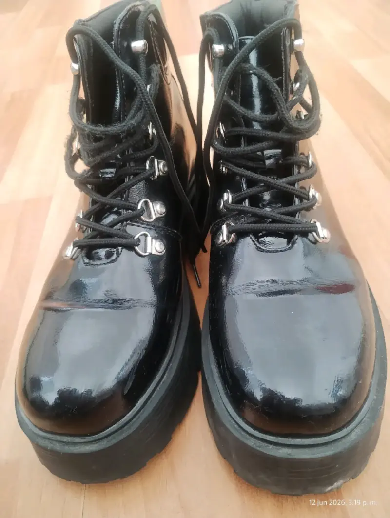 Botas negras de cuero Weide talla 40 - 3