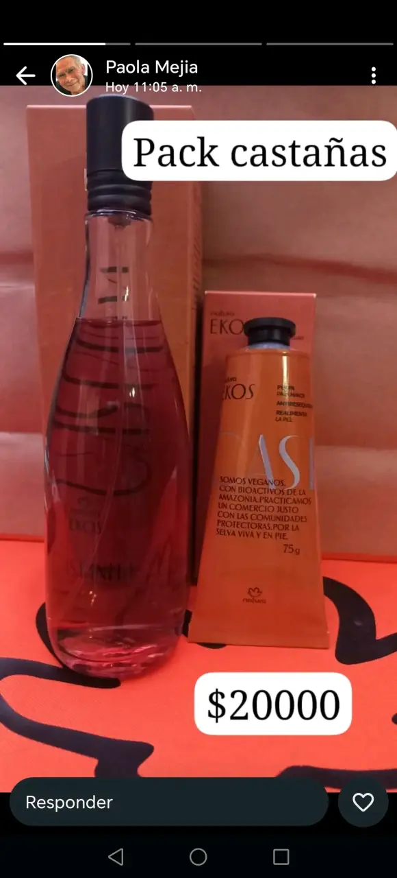 Pack cuidado castañas Natura Ekos