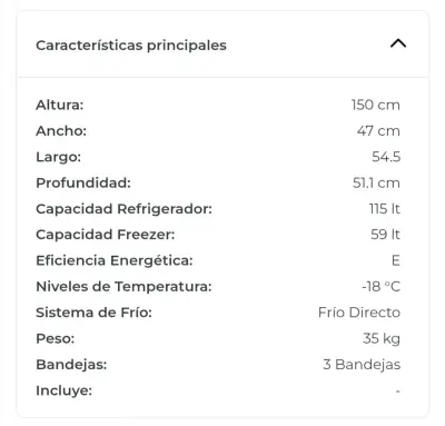 Refrigerador Midea plateado - miniatura 4